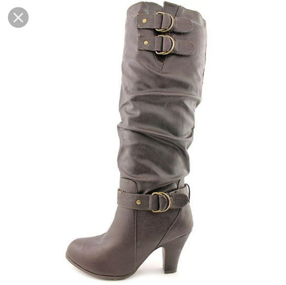 NEW Rampage Eleanor Women Brown Dress Boots 6M - Picture 2 of 7